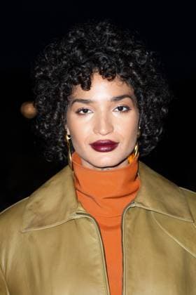 PFW Saint Laurent Front Row Indya Moore attending the Saint Laurent Womenswear Spring Summer 2026 show as part of Paris Fashion Week in Paris, France on September 29, 2025. Photo by Aurore Marechal ABACAPRESS.COM Paris France  Copyright: xMarechalxAurore ABACAx
