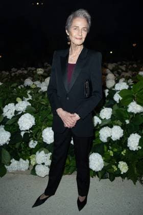 PFW Saint Laurent Front Row Charlotte Rampling attending the Saint Laurent Womenswear Spring Summer 2026 show as part of Paris Fashion Week in Paris, France on September 29, 2025. Photo by Aurore Marechal ABACAPRESS.COM Paris France  Copyright: xMarechalxAurore ABACAx