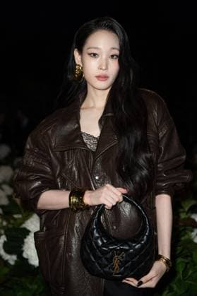 PFW Saint Laurent Front Row Annie attending the Saint Laurent Womenswear Spring Summer 2026 show as part of Paris Fashion Week in Paris, France on September 29, 2025. Photo by Aurore Marechal ABACAPRESS.COM Paris France  Copyright: xMarechalxAurore ABACAx