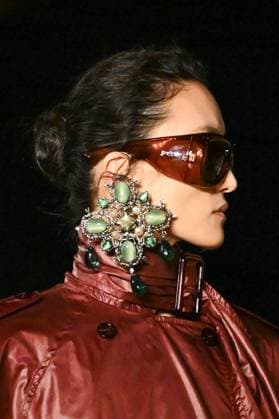 PFW Saint Laurent Runway A model walks the runway during the Saint Laurent Womenswear Spring Summer 2026 show as part of Paris Fashion Week in Paris, France on September 29, 2025. Photo by Aurore Marechal ABACAPRESS.COM Paris France  Copyright: xMarechalxAurore ABACAx