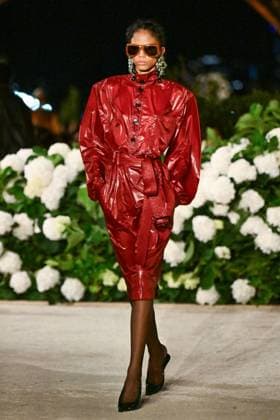 PFW Saint Laurent Runway A model walks the runway during the Saint Laurent Womenswear Spring Summer 2026 show as part of Paris Fashion Week in Paris, France on September 29, 2025. Photo by Aurore Marechal ABACAPRESS.COM Paris France  Copyright: xMarechalxAurore ABACAx