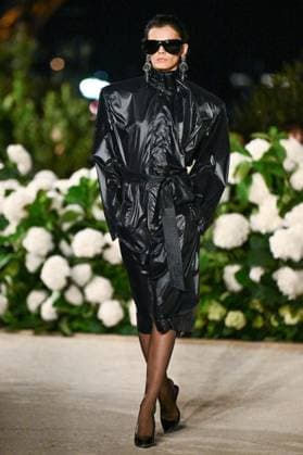 PFW Saint Laurent Runway A model walks the runway during the Saint Laurent Womenswear Spring Summer 2026 show as part of Paris Fashion Week in Paris, France on September 29, 2025. Photo by Aurore Marechal ABACAPRESS.COM Paris France  Copyright: xMarechalxAurore ABACAx
