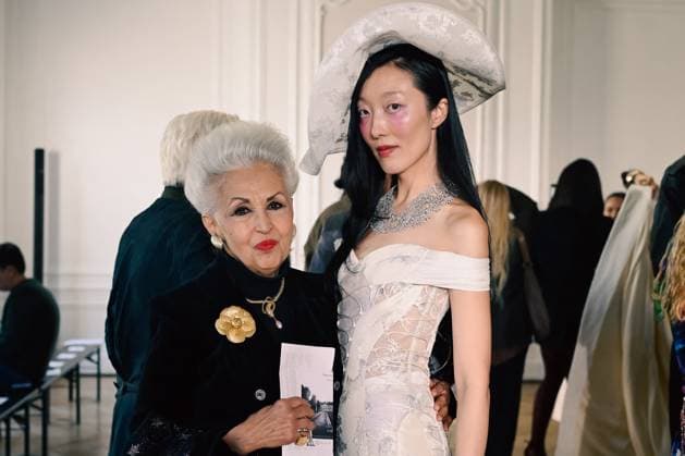 PFW - Weinsanto Front Row A model walks the runway during the Weinsanto Womenswear Spring Summer 2026 show as part of Paris Fashion Week on September 29, 2025 in Paris, France. Photo by Jana Call me J ABACAPRESS.COM Paris Ile de France France  Copyright: xJanaxCallxmexJ ABACAx