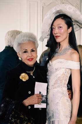 PFW - Weinsanto Front Row Guest and model attend the Weinsanto Womenswear Spring Summer 2026 show as part of Paris Fashion Week on September 29, 2025 in Paris, France. Photo by Jana Call me J ABACAPRESS.COM Paris Ile de France France  Copyright: xJanaxCallxmexJ ABACAx