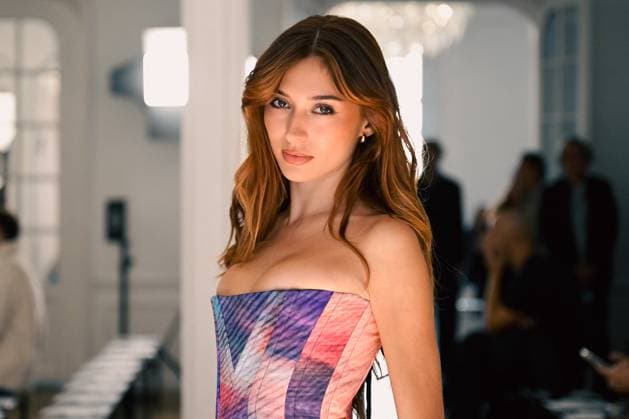 PFW - Weinsanto Front Row Isi¨a Arcangeletti attends the Weinsanto Womenswear Spring Summer 2026 show as part of Paris Fashion Week on September 29, 2025 in Paris, France. Photo by Jana Call me J ABACAPRESS.COM Paris Ile de France France  Copyright: xJanaxCallxmexJ ABACAx