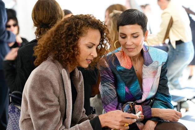 PFW - Weinsanto Front Row Noémie Lenoir, Cristina Córdula attend the Weinsanto Womenswear Spring Summer 2026 show as part of Paris Fashion Week on September 29, 2025 in Paris, France. Photo by Jana Call me J ABACAPRESS.COM Paris Ile de France France  Copyright: xJanaxCallxmexJ ABACAx