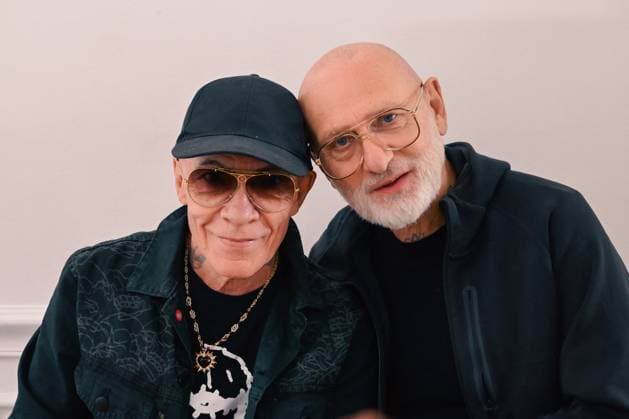 PFW - Weinsanto Front Row Pierre Comoy and Gilles Blanchard (Pierre et Gilles) attend the Weinsanto Womenswear Spring Summer 2026 show as part of Paris Fashion Week on September 29, 2025 in Paris, France. Photo by Jana Call me J ABACAPRESS.COM Paris Ile de France France  Copyright: xJanaxCallxmexJ ABACAx