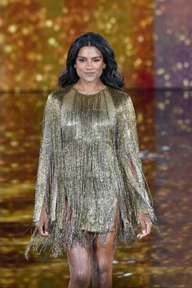 PFW L Oreal Runway Simone Ashley walks the runway of L Oreal Fashion Show during Paris Fashion Week in Paris, France on September 29, 2025. Photo by Julien Reynaud APS-Medias ABACAPRESS.COM Paris France  Copyright: xReynaudxJulien APS-Medias ABACAx