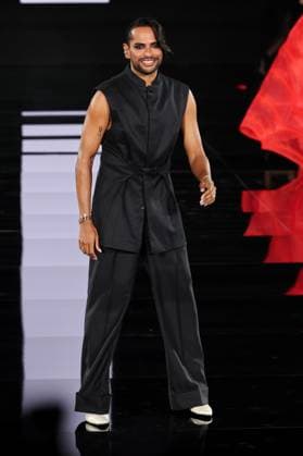 Model walk the runway during L Oreal Spring Summer 2026 show at Paris Fashion Week Un mannequin sur le podium du defile printemps ete 2026 de L Oreal pendant la semaine de la mode a Paris Aditya Madiraju 449162 2025 09 29 France  Copyright: xSebastienxFremontx xStarfacex STAR_449162_162
