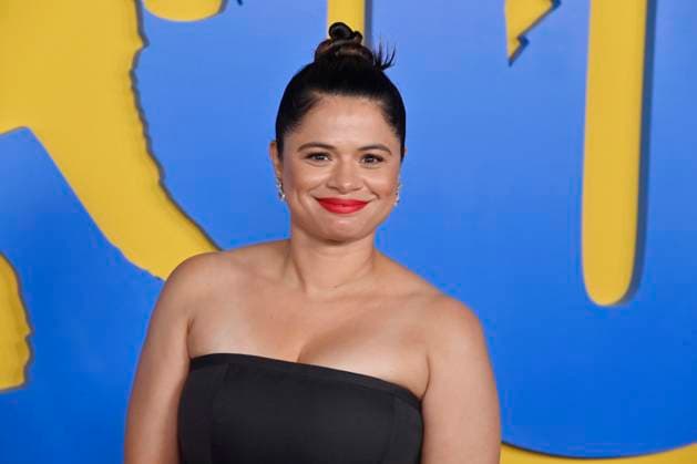Cast member Melonie Diaz attends the premiere of the biographical motion picture crime drama Roofman at Paramount Pictures Studio in Los Angeles on Monday, September 29, 2025. Storyline: A charismatic criminal, while on the run from the police, hides on the roof of a toy store. There, he adopts a new identity and becomes involved with an employee, beginning a relationship as unlikely as it is risky.  LAP2025092950 JIMxRUYMEN