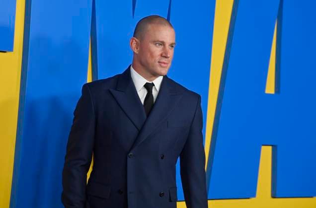 Cast member Channing Tatum attends the premiere of the biographical motion picture crime drama Roofman at Paramount Pictures Studio in Los Angeles on Monday, September 29, 2025. Storyline: A charismatic criminal, while on the run from the police, hides on the roof of a toy store. There, he adopts a new identity and becomes involved with an employee, beginning a relationship as unlikely as it is risky.  LAP2025092939 JIMxRUYMEN