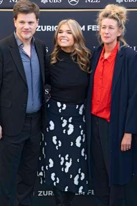 Benjamin Herrmann, Anke Engelke and Neele Leana Vollmar at the premiere of the feature film Dann passiert das Leben at the 21 Zurich Film Festival 2025 in the Kongresssaal Zurich, 29 09 2025 Foto:xA.xRaemyx xFuturexImagex leben_5909