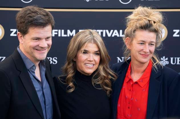 Benjamin Herrmann, Anke Engelke and Neele Leana Vollmar at the premiere of the feature film Dann passiert das Leben at the 21 Zurich Film Festival 2025 in the Kongresssaal Zurich, 29 09 2025 Foto:xA.xRaemyx xFuturexImagex leben_5914