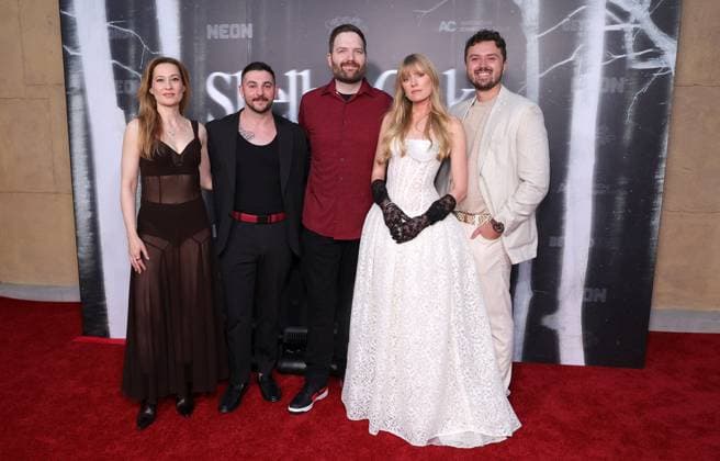 Shelby Oaks Premiere - LA Chris Stuckmann, Anthony Baldasare, Camille Sullivan, Eric Francis Melaragni, Sarah Durn At The Los Angeles Premiere Of Neon s Shelby Oaks At The Egyptian Theater In Hollywood CA, USA on September 29, 2025. Photo by Fati S ABACAPRESS.COM Los Angeles CA United States  Copyright: xFatixSadou ABACAPRESS.COMx