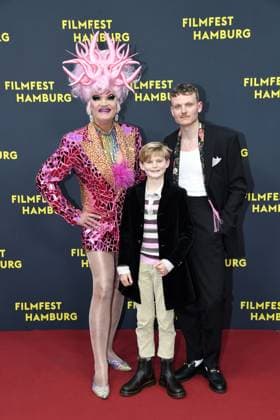 Johannes Hegemann and Olivia Jones at the premiere of OLIVIA as part of the Filmfest Hamburg in Hamburg on 29 09 2025