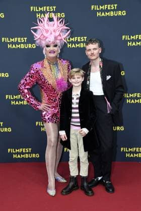 Johannes Hegemann and Olivia Jones at the premiere of OLIVIA as part of the Filmfest Hamburg in Hamburg on 29 09 2025