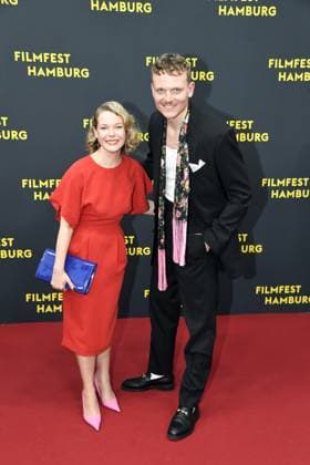 Angelina Häntsch and Johannes Hegemann at the OLIVIA premiere as part of the Filmfest Hamburg in Hamburg on 29 09 2025