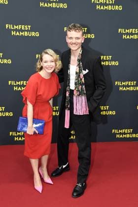 Angelina Häntsch and Johannes Hegemann at the OLIVIA premiere as part of the Filmfest Hamburg in Hamburg on 29 09 2025