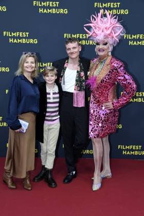 Annette Frier, Johannes Hegemann and Olivia Jones at the OLIVIA premiere as part of the Filmfest Hamburg in Hamburg on 29 09 2025