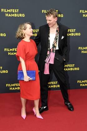 Angelina Häntsch and Johannes Hegemann at the OLIVIA premiere as part of the Filmfest Hamburg in Hamburg on 29 09 2025