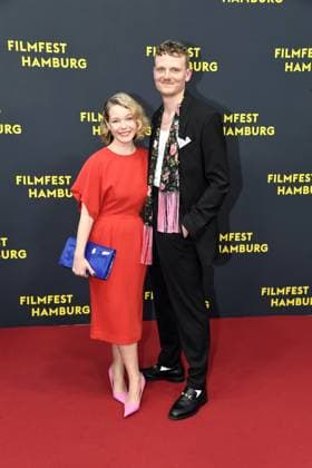 Angelina Häntsch and Johannes Hegemann at the OLIVIA premiere as part of the Filmfest Hamburg in Hamburg on 29 09 2025
