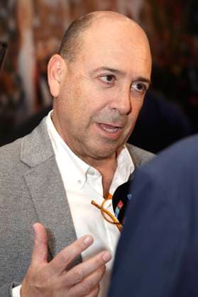 Fernando Carro at the premiere of the Sky documentary Rudi Völler There is only one at the Gibson Club Frankfurt am Main, 29 09 2025 Foto:xP.xBackx xFuturexImagex voeller_5920