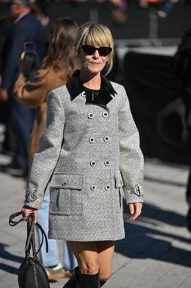 PFW Louis Vuitton Outside Arrivals Marina Fois arriving at Louis Vuitton Fashion Show during Paris Fashion Week in Paris, France on September 30, 2025. Photo by Julien Reynaud APS-Medias ABACAPRESS.COM Paris France  Copyright: xReynaudxJulien APS-Medias ABACAx