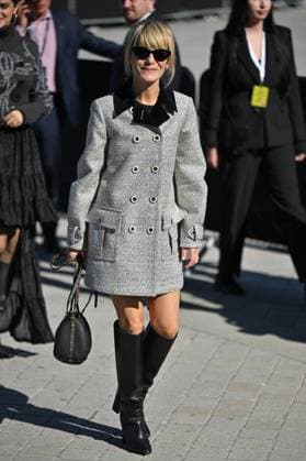 PFW Louis Vuitton Outside Arrivals Marina Fois arriving at Louis Vuitton Fashion Show during Paris Fashion Week in Paris, France on September 30, 2025. Photo by Julien Reynaud APS-Medias ABACAPRESS.COM Paris France  Copyright: xReynaudxJulien APS-Medias ABACAx