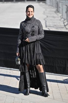 PFW Louis Vuitton Outside Arrivals Noemie Merlant arriving at Louis Vuitton Fashion Show during Paris Fashion Week in Paris, France on September 30, 2025. Photo by Julien Reynaud APS-Medias ABACAPRESS.COM Paris France  Copyright: xReynaudxJulien APS-Medias ABACAx