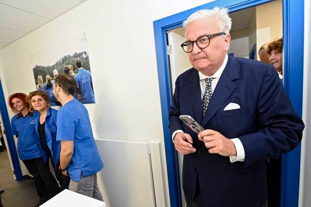 New dispensary of the Prince Laurent Foundation s dispensary BRUSSELS, BELGIUM - SEPTEMBER 30 : Inauguration of the new dispensary of the Prince Laurent Foundation s dispensary (Laeken-Laeken) in the presence of Prince Laurent and Mayor Philippe Close on September 30, 2025 in Brussels, Belgium, 30 09 2025 Brussels Belgium  Copyright: xDidierxLebrunx