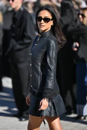 PFW Louis Vuitton Outside Arrivals Shay Mitchell arriving at Louis Vuitton Fashion Show during Paris Fashion Week in Paris, France on September 30, 2025. Photo by Julien Reynaud APS-Medias ABACAPRESS.COM Paris France  Copyright: xReynaudxJulien APS-Medias ABACAx
