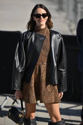 PFW Louis Vuitton Outside Arrivals Stacy Martin arriving at Louis Vuitton Fashion Show during Paris Fashion Week in Paris, France on September 30, 2025. Photo by Julien Reynaud APS-Medias ABACAPRESS.COM Paris France  Copyright: xReynaudxJulien APS-Medias ABACAx