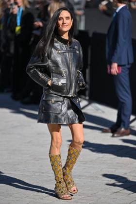 PFW Louis Vuitton Outside Arrivals Jennifer Connelly arriving at Louis Vuitton Fashion Show during Paris Fashion Week in Paris, France on September 30, 2025. Photo by Julien Reynaud APS-Medias ABACAPRESS.COM Paris France  Copyright: xReynaudxJulien APS-Medias ABACAx