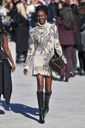 PFW Louis Vuitton Outside Arrivals Lous And The Yakuza arriving at Louis Vuitton Fashion Show during Paris Fashion Week in Paris, France on September 30, 2025. Photo by Julien Reynaud APS-Medias ABACAPRESS.COM Paris France  Copyright: xReynaudxJulien APS-Medias ABACAx