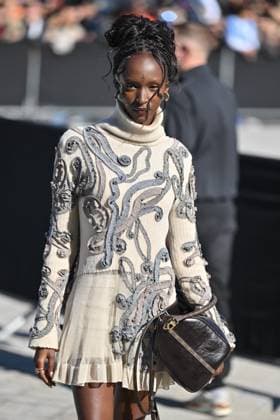 PFW Louis Vuitton Outside Arrivals Lous And The Yakuza arriving at Louis Vuitton Fashion Show during Paris Fashion Week in Paris, France on September 30, 2025. Photo by Julien Reynaud APS-Medias ABACAPRESS.COM Paris France  Copyright: xReynaudxJulien APS-Medias ABACAx