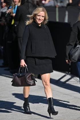 PFW Louis Vuitton Outside Arrivals Lea Drucker arriving at Louis Vuitton Fashion Show during Paris Fashion Week in Paris, France on September 30, 2025. Photo by Julien Reynaud APS-Medias ABACAPRESS.COM Paris France  Copyright: xReynaudxJulien APS-Medias ABACAx