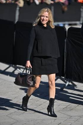 PFW Louis Vuitton Outside Arrivals Lea Drucker arriving at Louis Vuitton Fashion Show during Paris Fashion Week in Paris, France on September 30, 2025. Photo by Julien Reynaud APS-Medias ABACAPRESS.COM Paris France  Copyright: xReynaudxJulien APS-Medias ABACAx