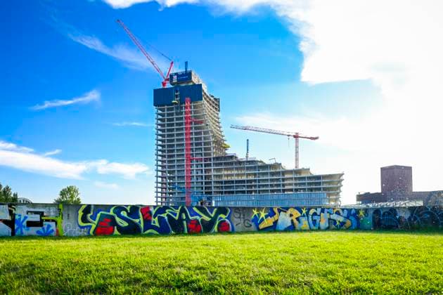 Construction site at the Elbtower in the Hafencity of Hamburg, Germany ** NUR FUER REDAKTIONELLE ZWECKE ** EDITORIAL USE ONLY **