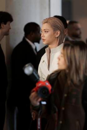 PFW - Louis Vuitton Front Row Felix at the Louis Vuitton fashion show as part of Spring Summer 2026 Paris Fashion Week held at The Louvre on September 30, 2025 in Paris, France. Photo by Eliot Blondet ABACAPRESS.COM Paris France France  Copyright: xBlondetxEliot ABACAx