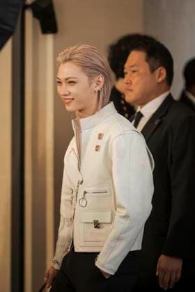 PFW - Louis Vuitton Front Row Felix at the Louis Vuitton fashion show as part of Spring Summer 2026 Paris Fashion Week held at The Louvre on September 30, 2025 in Paris, France. Photo by Eliot Blondet ABACAPRESS.COM Paris France France  Copyright: xBlondetxEliot ABACAx
