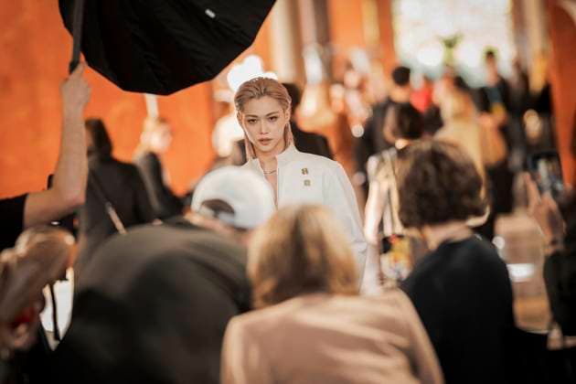 PFW - Louis Vuitton Front Row Felix at the Louis Vuitton fashion show as part of Spring Summer 2026 Paris Fashion Week held at The Louvre on September 30, 2025 in Paris, France. Photo by Eliot Blondet ABACAPRESS.COM Paris France France  Copyright: xBlondetxEliot ABACAx