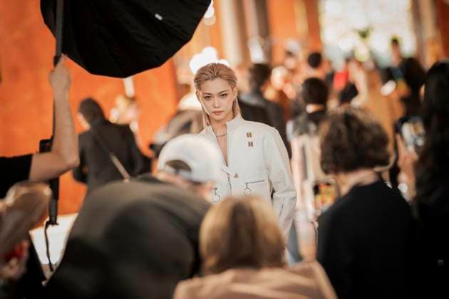 PFW - Louis Vuitton Front Row Felix at the Louis Vuitton fashion show as part of Spring Summer 2026 Paris Fashion Week held at The Louvre on September 30, 2025 in Paris, France. Photo by Eliot Blondet ABACAPRESS.COM Paris France France  Copyright: xBlondetxEliot ABACAx