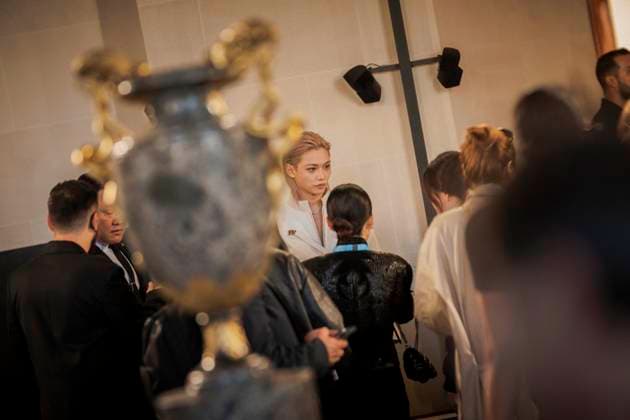 PFW - Louis Vuitton Front Row Felix at the Louis Vuitton fashion show as part of Spring Summer 2026 Paris Fashion Week held at The Louvre on September 30, 2025 in Paris, France. Photo by Eliot Blondet ABACAPRESS.COM Paris France France  Copyright: xBlondetxEliot ABACAx