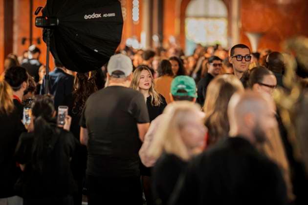 PFW - Louis Vuitton Front Row Lea Seydoux at the Louis Vuitton fashion show as part of Spring Summer 2026 Paris Fashion Week held at The Louvre on September 30, 2025 in Paris, France. Photo by Eliot Blondet ABACAPRESS.COM Paris France France  Copyright: xBlondetxEliot ABACAx