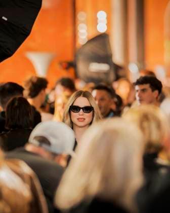 PFW - Louis Vuitton Front Row Lea Seydoux at the Louis Vuitton fashion show as part of Spring Summer 2026 Paris Fashion Week held at The Louvre on September 30, 2025 in Paris, France. Photo by Eliot Blondet ABACAPRESS.COM Paris France France  Copyright: xBlondetxEliot ABACAx
