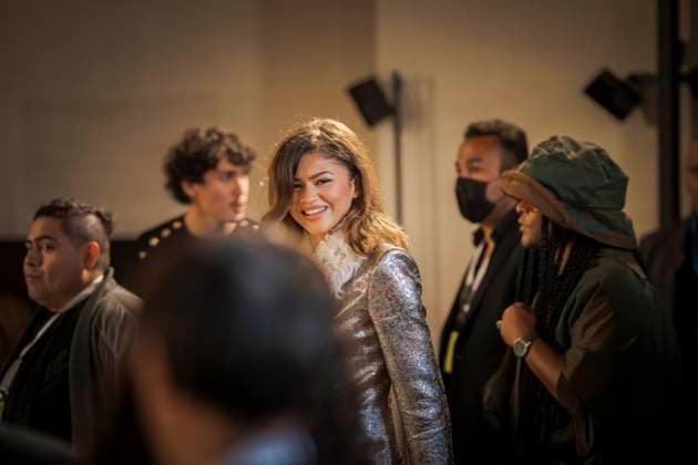 PFW - Louis Vuitton Front Row Zendaya at the Louis Vuitton fashion show as part of Spring Summer 2026 Paris Fashion Week held at The Louvre on September 30, 2025 in Paris, France. Photo by Eliot Blondet ABACAPRESS.COM Paris France France  Copyright: xBlondetxEliot ABACAx