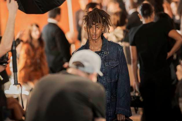 PFW - Louis Vuitton Front Row Jaden Smith at the Louis Vuitton fashion show as part of Spring Summer 2026 Paris Fashion Week held at The Louvre on September 30, 2025 in Paris, France. Photo by Eliot Blondet ABACAPRESS.COM Paris France France  Copyright: xBlondetxEliot ABACAx