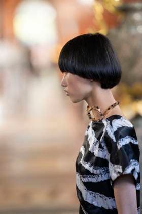PFW - Louis Vuitton Runway A model presents a creation by Louis Vuitton for the Women Ready-to-wear Spring-Summer 2026 collection as part of the Paris Fashion Week, in Paris on September 30, 2025.Photo by Eliot Blondet ABACAPRESS.COM Paris France France  Copyright: xBlondetxEliot ABACAx