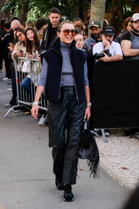 PFW - Celebs At Lanvin Lana Deug arrives at the Lanvin fashion show as part of Spring Summer 2026 Paris Fashion Week held on September 30, 2025 in Paris, France. Photo by Robin Psaila ABACAPRESS.COM Paris France  Copyright: xPsailaxRobin ABACAx