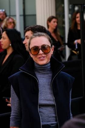 PFW - Celebs At Lanvin Lana Deug arrives at the Lanvin fashion show as part of Spring Summer 2026 Paris Fashion Week held on September 30, 2025 in Paris, France. Photo by Robin Psaila ABACAPRESS.COM Paris France  Copyright: xPsailaxRobin ABACAx